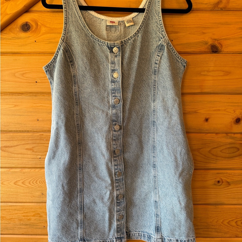 Levi Denim Button-Down Dress